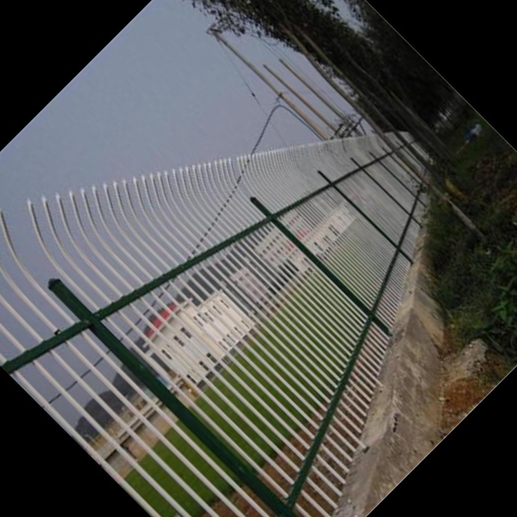 锌钢道路围栏厂家 道路锌钢护栏规格 水泥柱锌钢护栏 加工定做 鼎佳