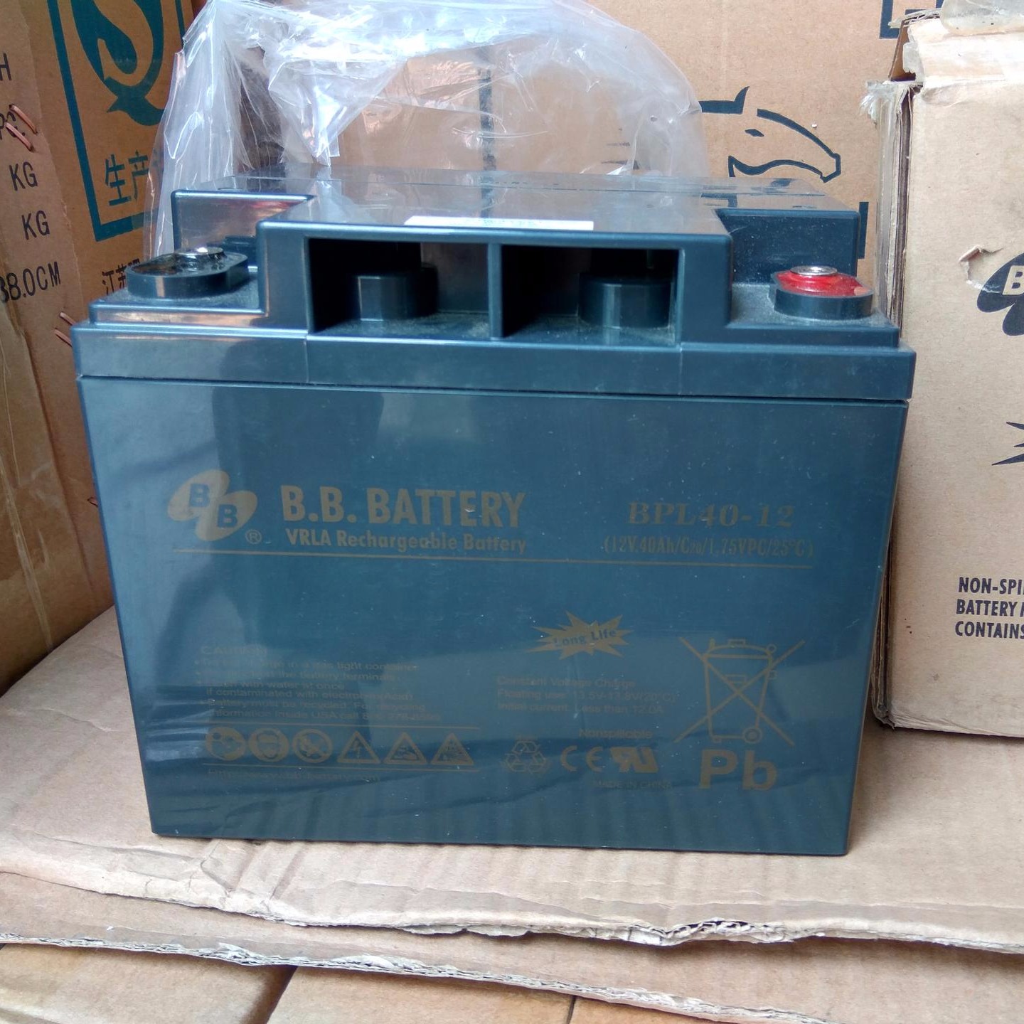 台湾BB蓄电池BP40-12 美美12V40AH 报价 厂家直销 现货供应图片