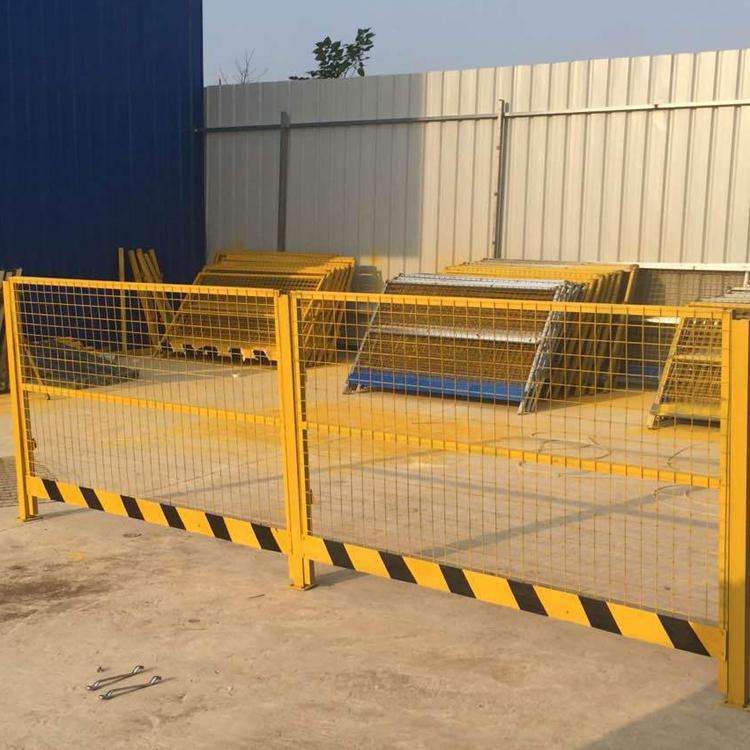 厂家批发施工警示工地安全防护栏 白红网片基坑护栏楼层临边围挡