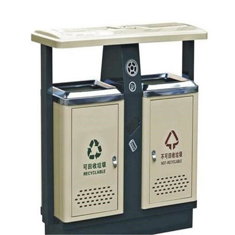 不锈钢垃圾箱   户外垃圾分类箱 垃圾房 垃圾分类亭图片