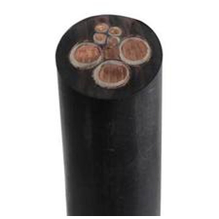 橡套电缆 重型接地屏蔽橡套耐磨损抗油污户外耐候软电缆 YCWP 4x1.51x1 450/750v 可定制全国包邮