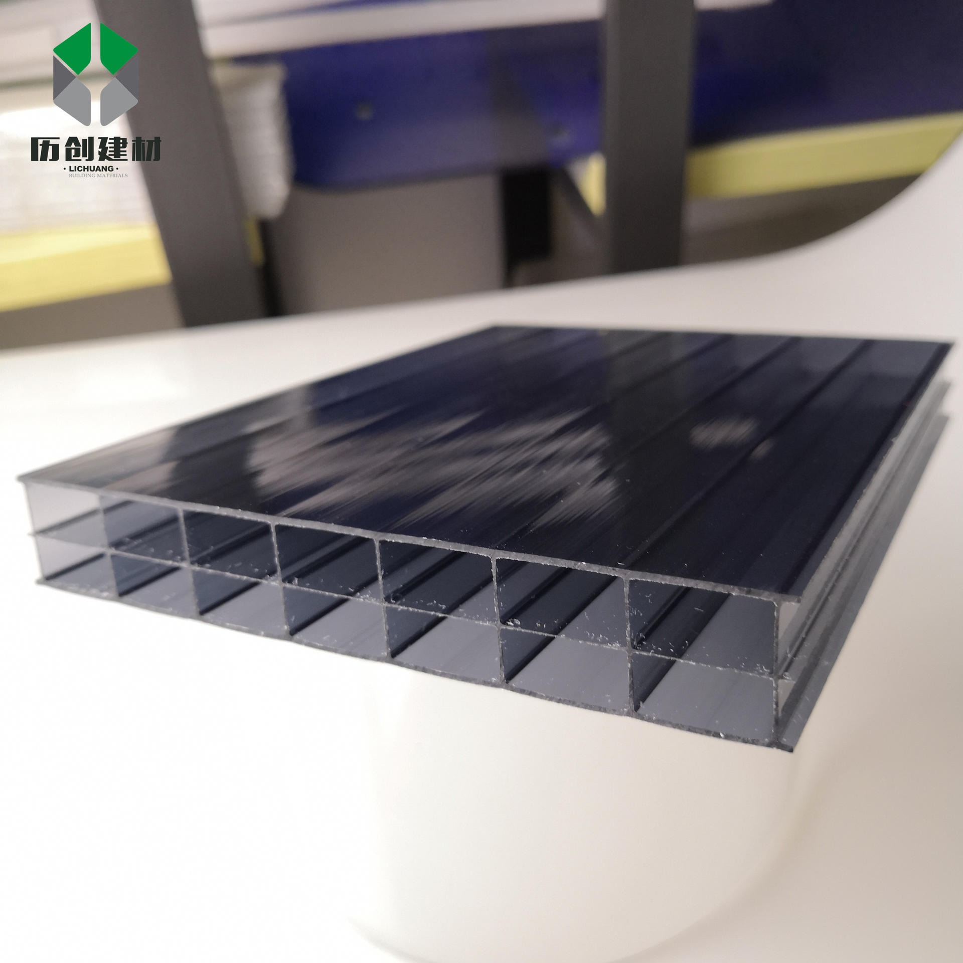 PC三层晶透阳光板 广州10mm阳光板 透光三层聚碳酸酯板 PC阳光板厂家