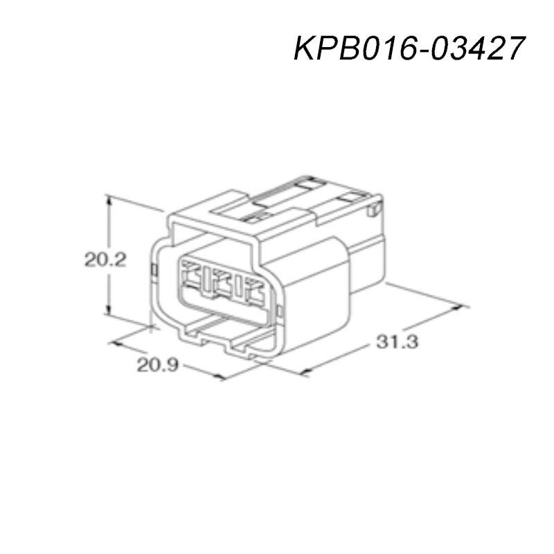 KPB016-03427 KUM连接器  汽车接插件 原装现货