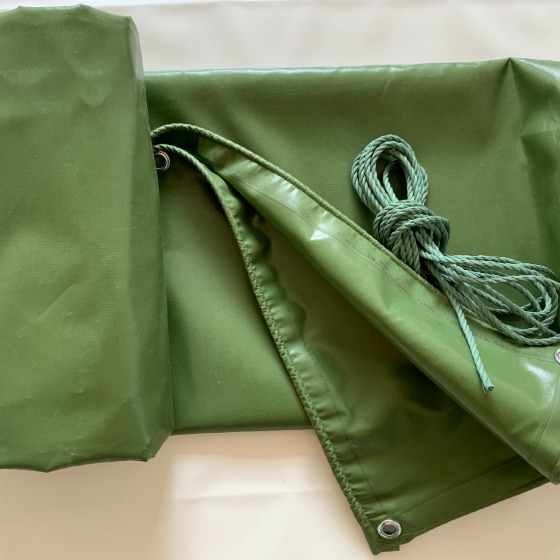 军绿色涂塑防雨篷布 汽车防雨篷布 按尺寸定做各种大小篷布 泽安厂家直销