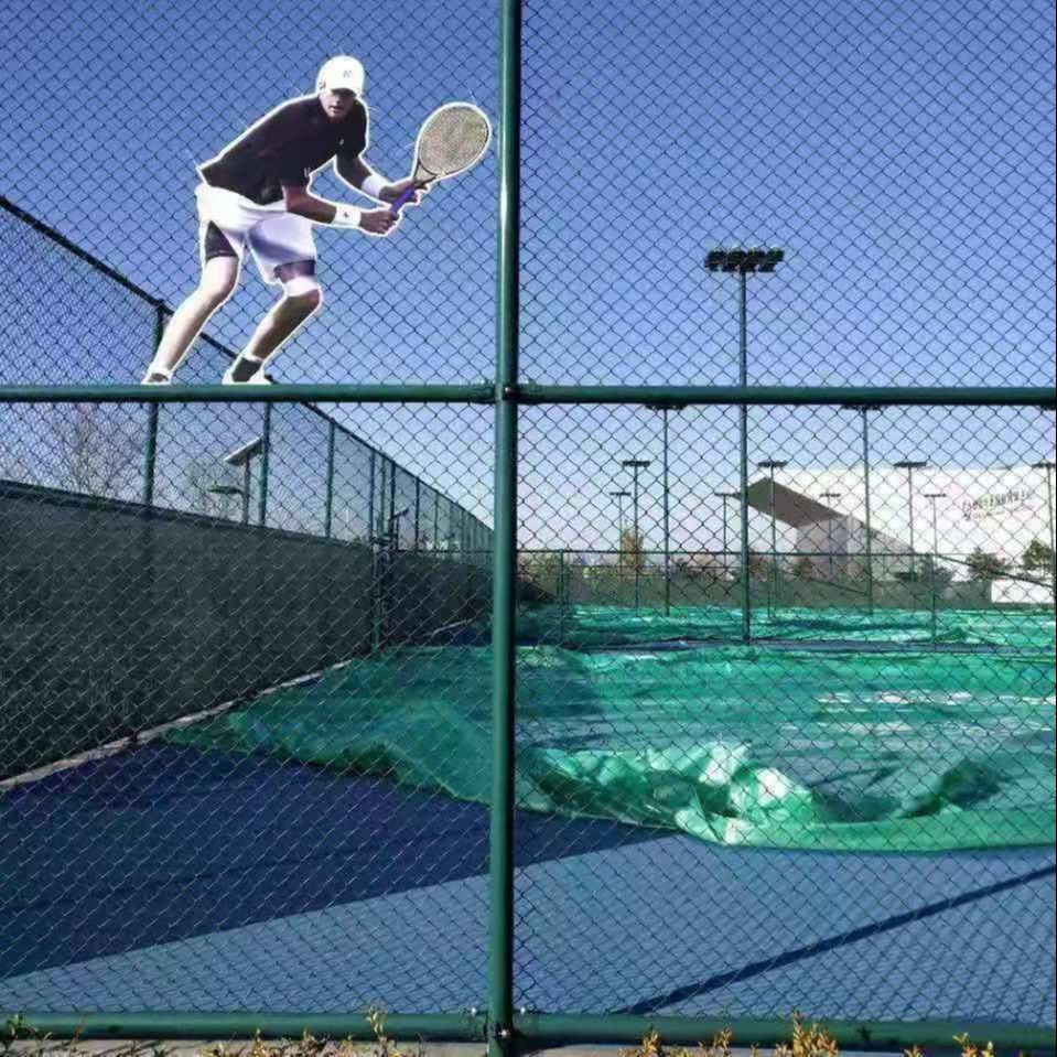 九歌 篮球场隔离网 球场菱形围网 学校操场护栏网厂家