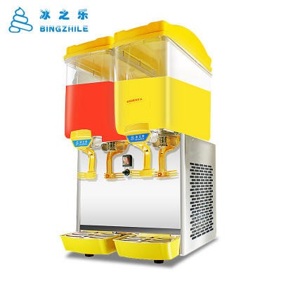 济南冰之乐饮料机 果汁机商用奶茶机 冷热双温全自动冷饮机 双缸热饮料机