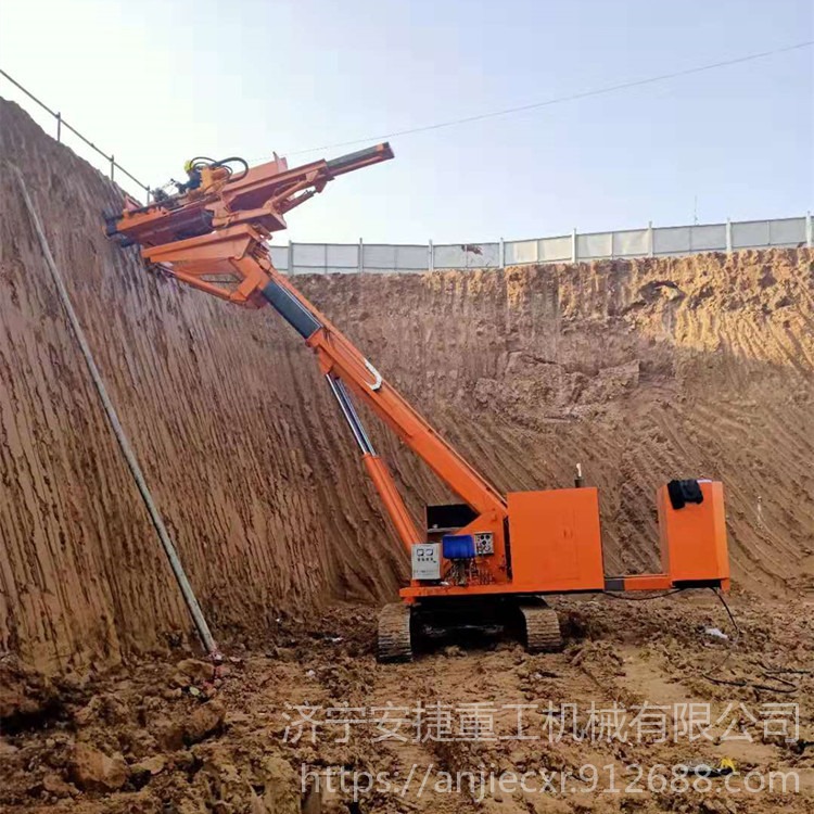 矿山工程护坡钻机 升高8米锚固钻机 履带式护坡锚固钻机 生产厂家