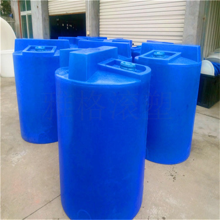 化学溶液搅拌储罐 塑料加药搅拌桶厂家 3立方白色塑料桶4立方塑料加药箱