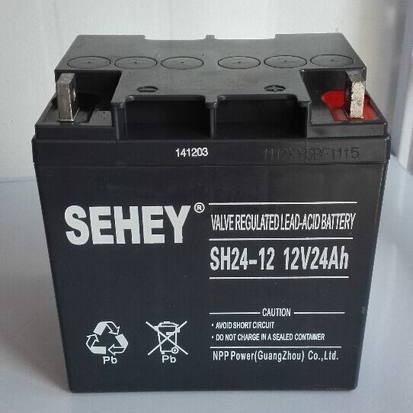 西力蓄电池SH24-12 厂家直销 铅酸性免维护电池  西力蓄电池12V24AH UPS 机房照明应急电池