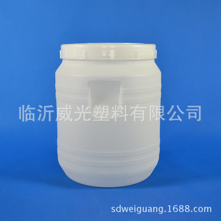 【厂家直销】威光白色圆形塑料包装桶十公斤圆形桶WG10L圆桶示例图4