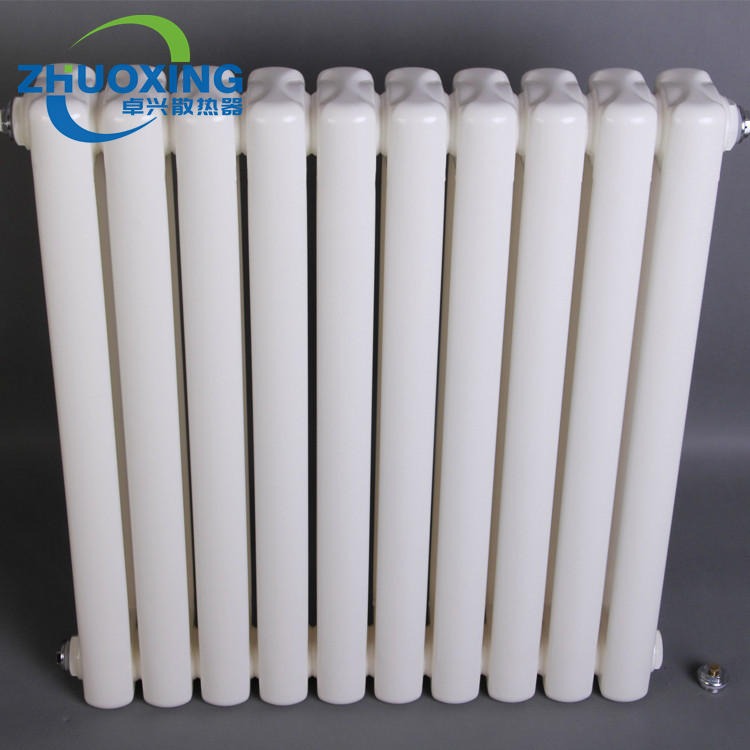 暖气片家用 钢制水暖散热片 集中供暖散热器 钢二柱双排壁挂式取暖器