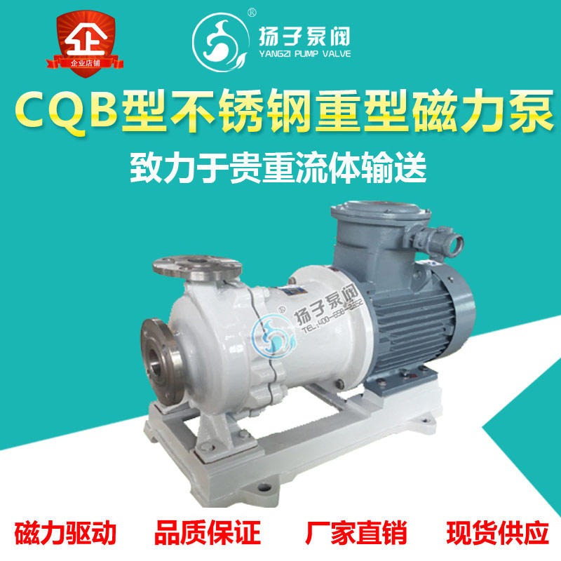 厂家直销 国内磁力泵 防爆不锈钢 耐腐蚀磁力泵 CQB80-65-160P