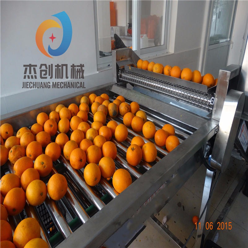 山东专业制作橙子清洗机生产厂家 供应罐头水果专用清洗设备 加工定制油桃清洗机器质量保证