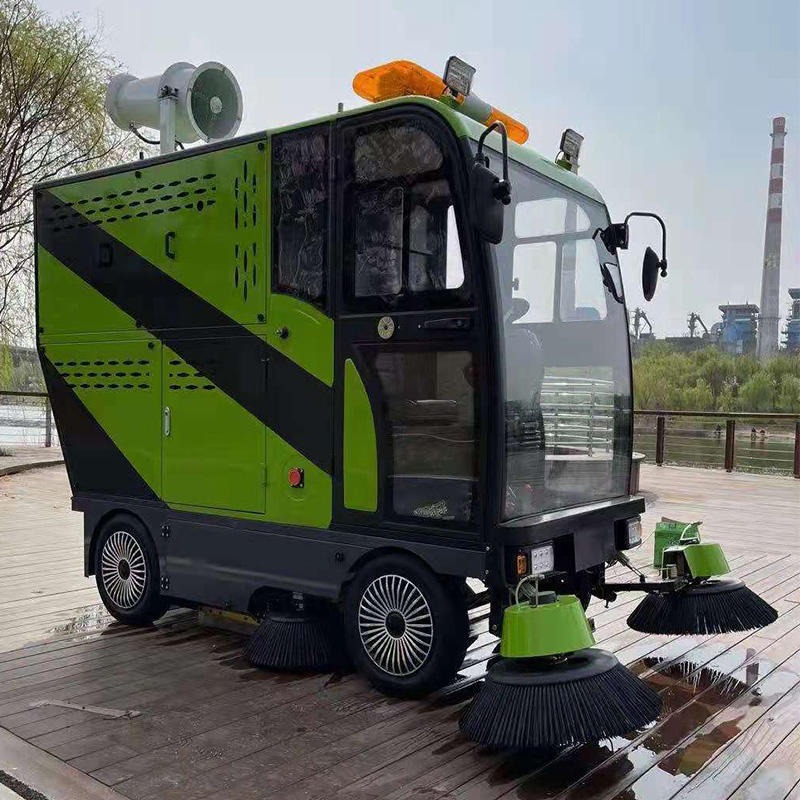 市政道路扫地车 新能源电动扫地车  工业园道路扫地车中铠机械图片