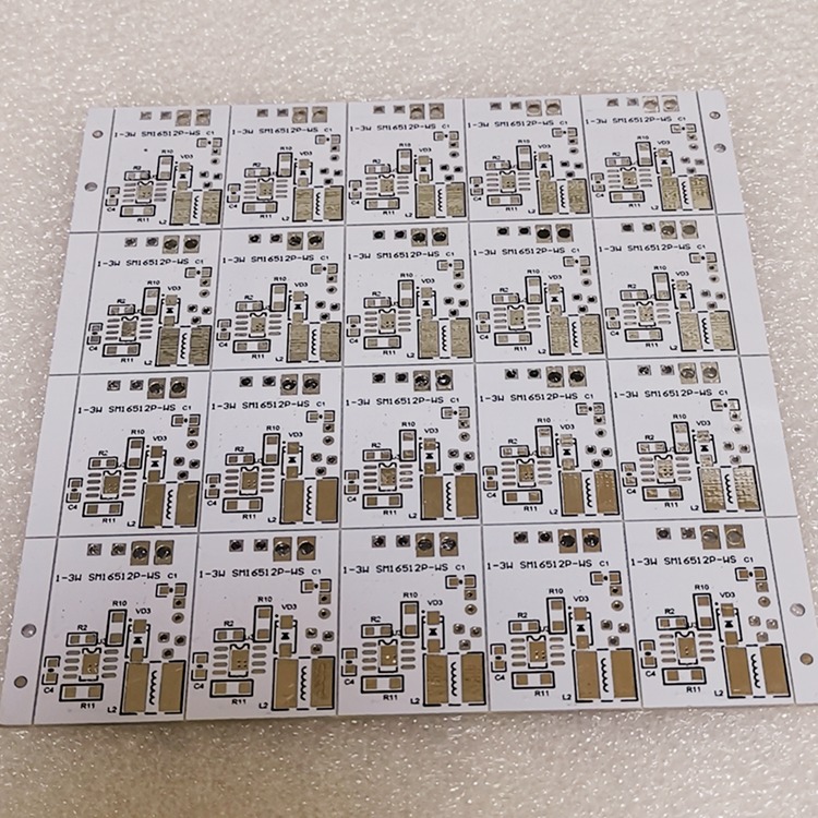 白色PCB电路板 阻焊白色PCB电路板加工找捷科 白色LED灯条PCB电路板制作加工 厂家直销