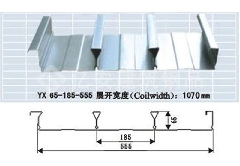 批发供应 闭口楼承板钢承板 亿安钢品楼承板安装 楼面楼层板示例图7