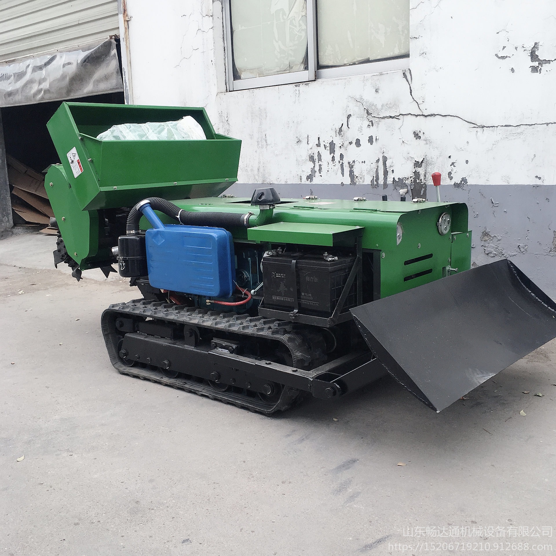 开沟施肥埋填机 多功能履带式开沟施肥一体机 自走式田园管理机 畅达通机械