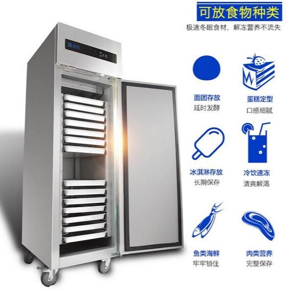 上海圣托商用插盘柜 厨房单门饼盘柜 烘焙风冷冷冻插盘柜 立式冰箱-22度STCD-PD141