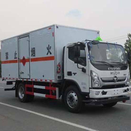 厢式货车,北汽福田易燃气体厢式运输车(国六),JDF5120XRQB6型易燃气体厢式运输车