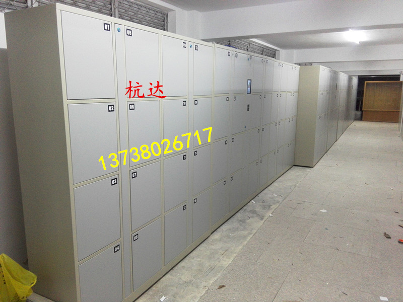 公司刷卡聯網電子更衣柜杭州第九中學校聯網書包柜儲物柜示例圖9