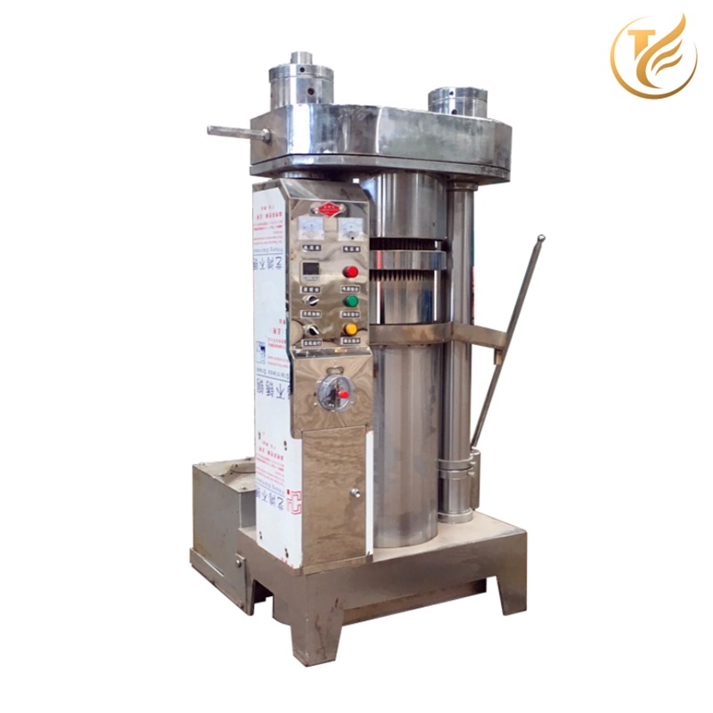 立式液压榨油机 液压芝麻榨油机 徐科立式液压香油机 自动出渣