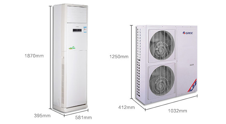 格力KFR-120LW/(12568S)NhAc-3 5匹立柜式清新风定频冷暖空调白色示例图6