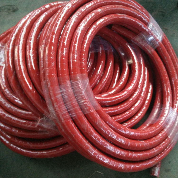 厂家直销耐高温夹布硅胶管 工业级硅胶管 红色夹布硅胶管示例图3