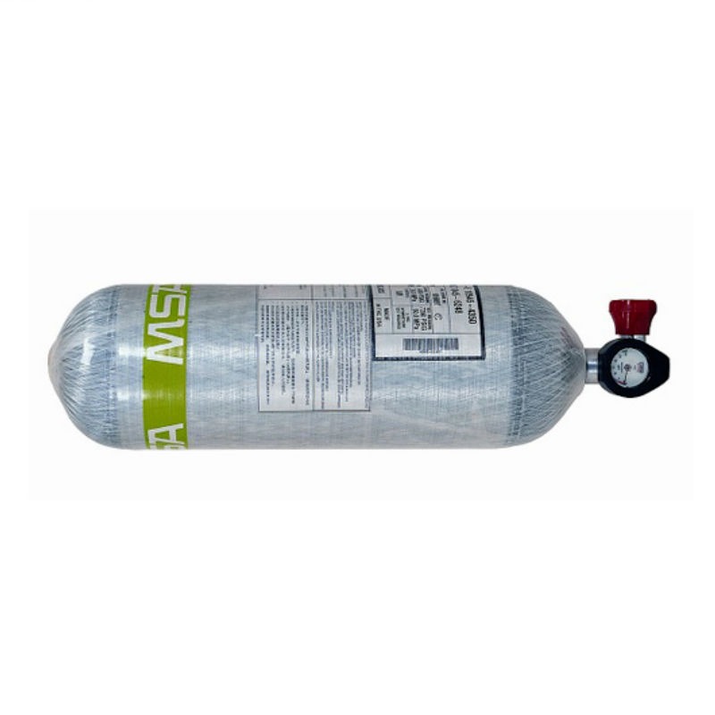 梅思安3579116 2L Luxfer碳纤气瓶含压力表