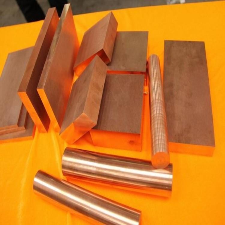 W75抗高温凸焊钨铜板 火花机放电专用CUW75钨铜板图片