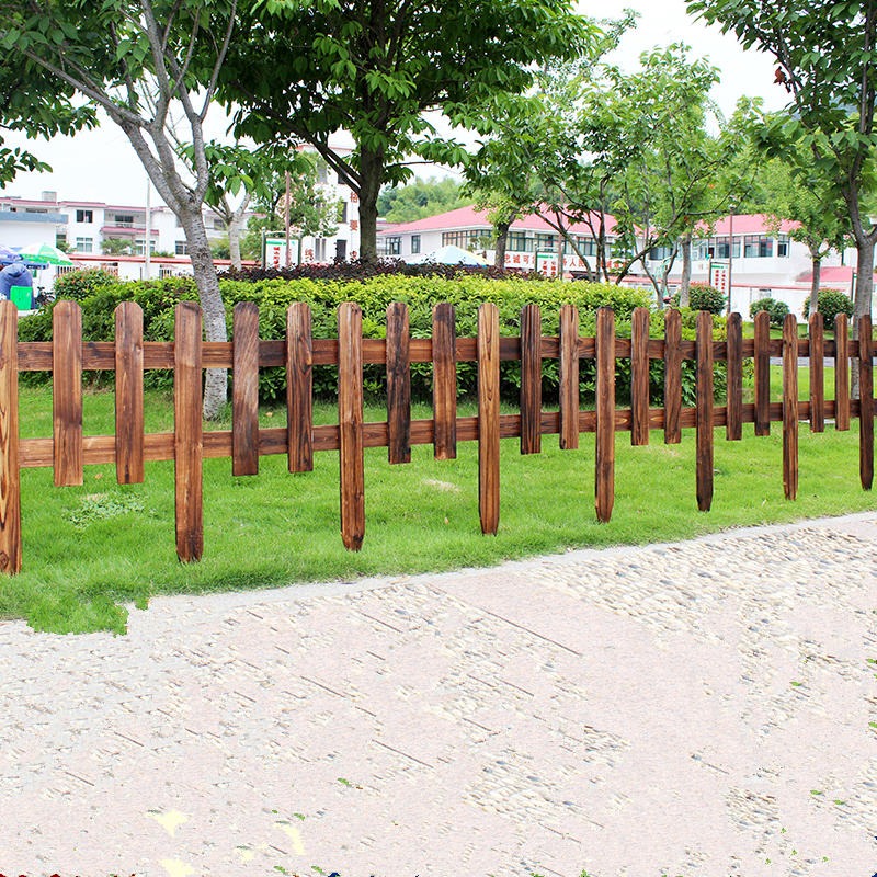 花圃防腐木围栏 花坛木质护栏 绿化实木栅栏 佳星厂家
