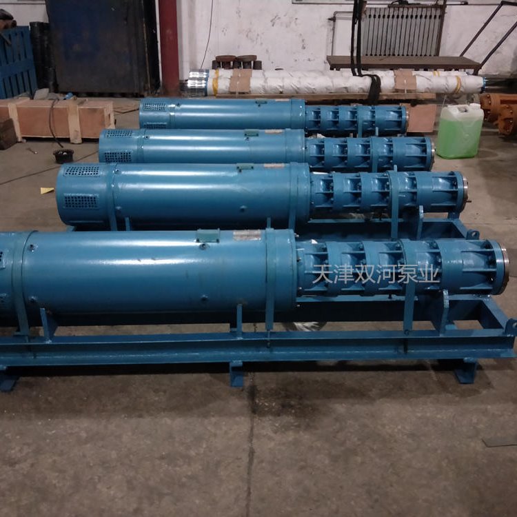 大流量卧式潜水泵  250QJW150-320/16   深井卧式潜水泵  潜水多级卧式潜水泵