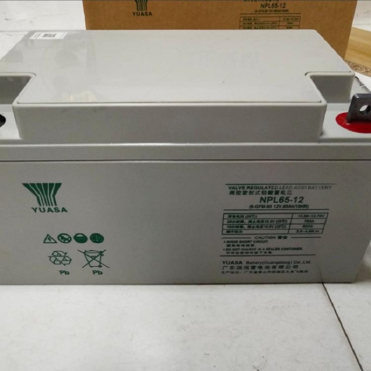 YUASA蓄电池 NPL65-12汤浅长寿命12V65AH适用于直流屏系统UPS电源