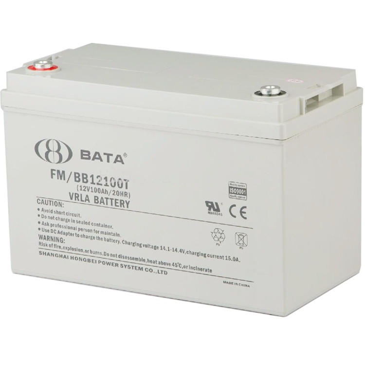 鸿贝BATA蓄电池FM/BB1255T 12V55AH风能通信系统