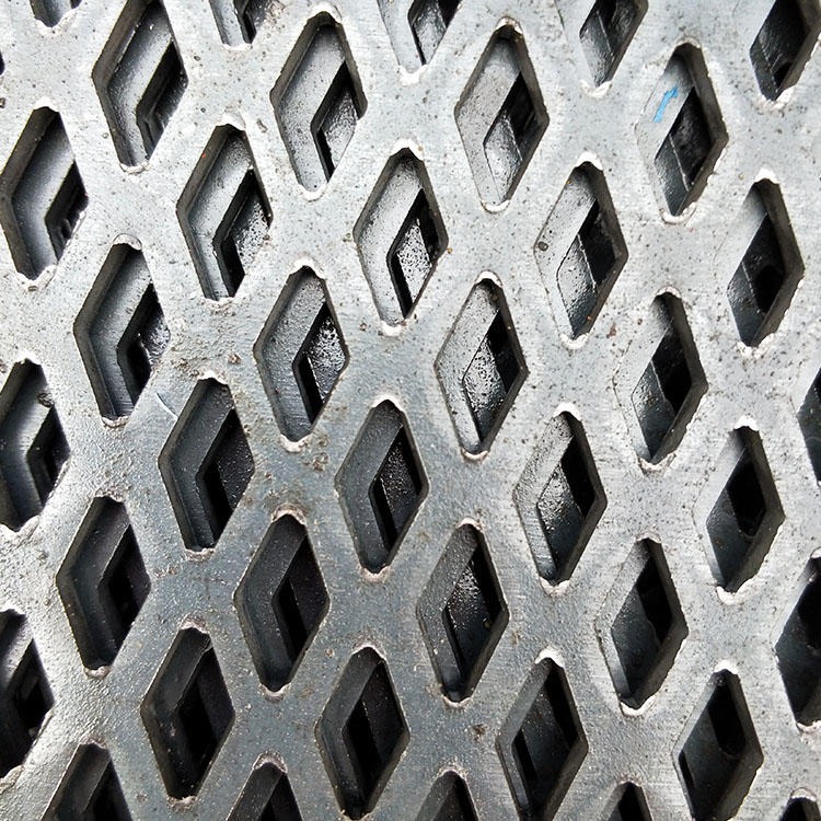欧腾斜方孔室内装饰网板 漏化肥金属洞洞板 低碳钢板菱形孔冲孔网厂家