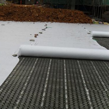 陕西-排水板销售 阳泉2公分塑料排水板  旺高 地下车库顶板疏水板