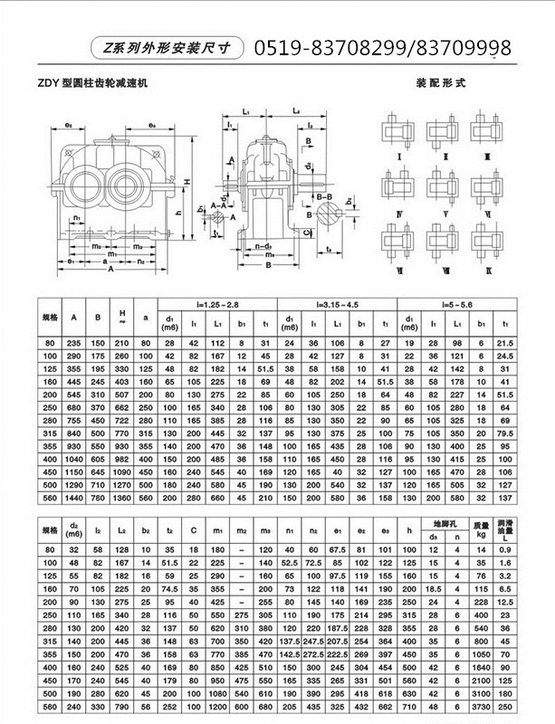 厂家直销ZDY200-2.5-1硬齿面减速机，齿轮减速机，齿轮箱示例图2
