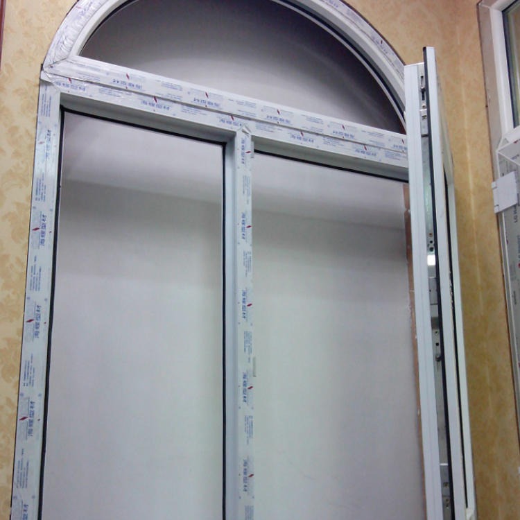 塑钢推拉窗户  塑钢左右平移窗 隔音隔冷塑钢窗 隔热中空玻璃窗  厂家定制门窗