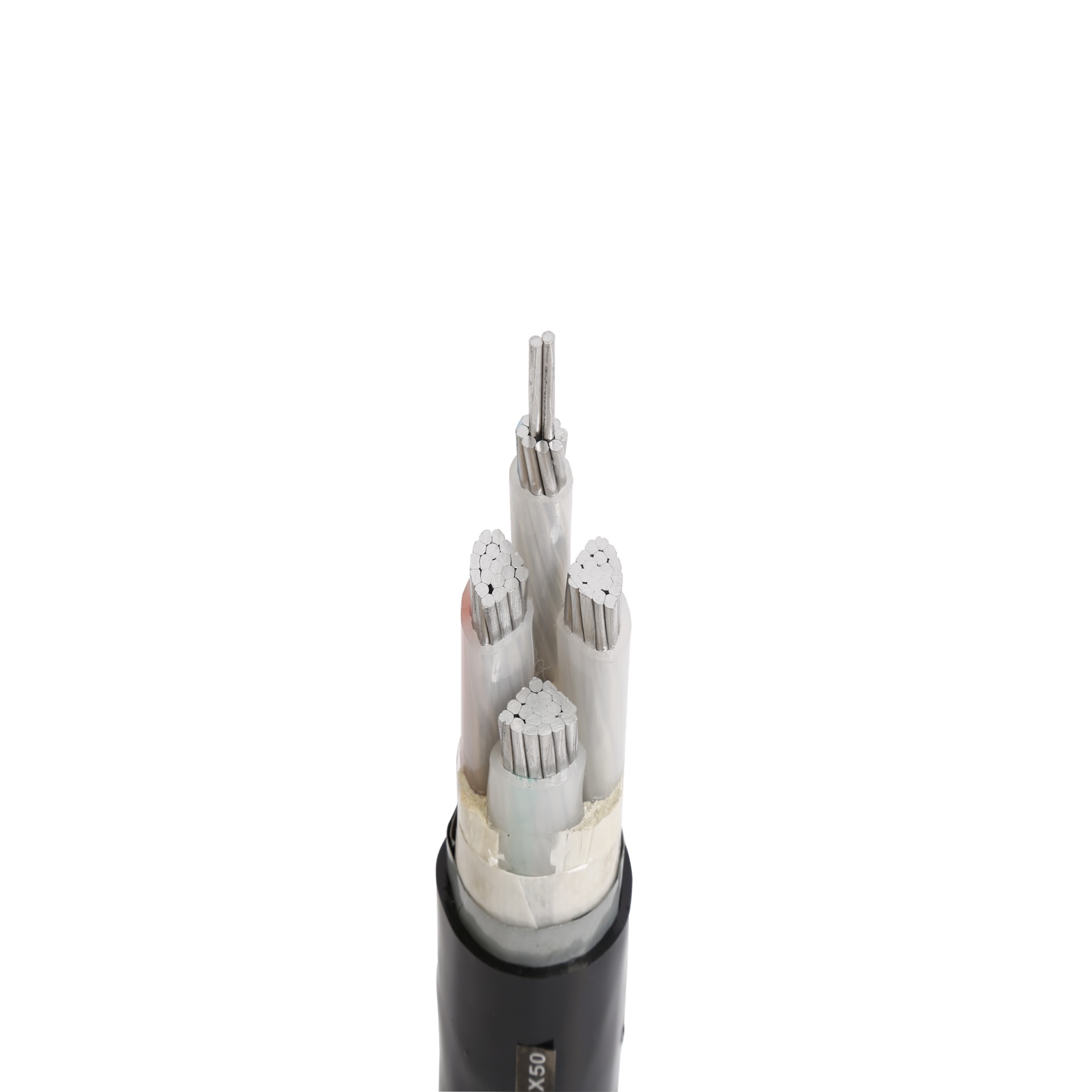 供应钢芯铝绞线  钢带铠装电力电缆 架空绝缘导线  YJV22  3x50
