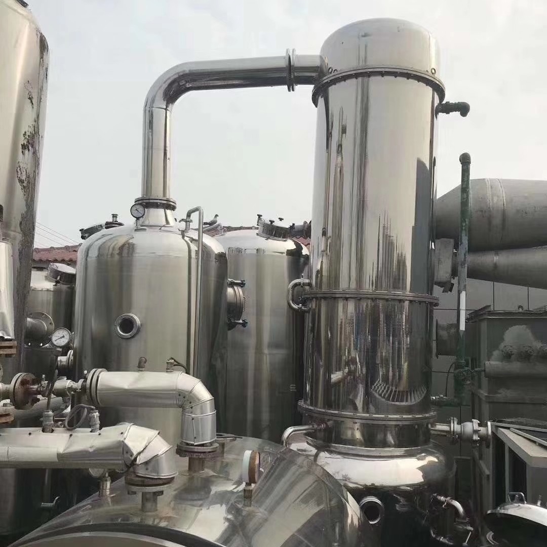 回收mvr蒸发器   强制循环蒸发器  钛材蒸发器 降膜蒸发器  回收二手蒸发器  二手钛材蒸发器  三效5吨循环蒸发器