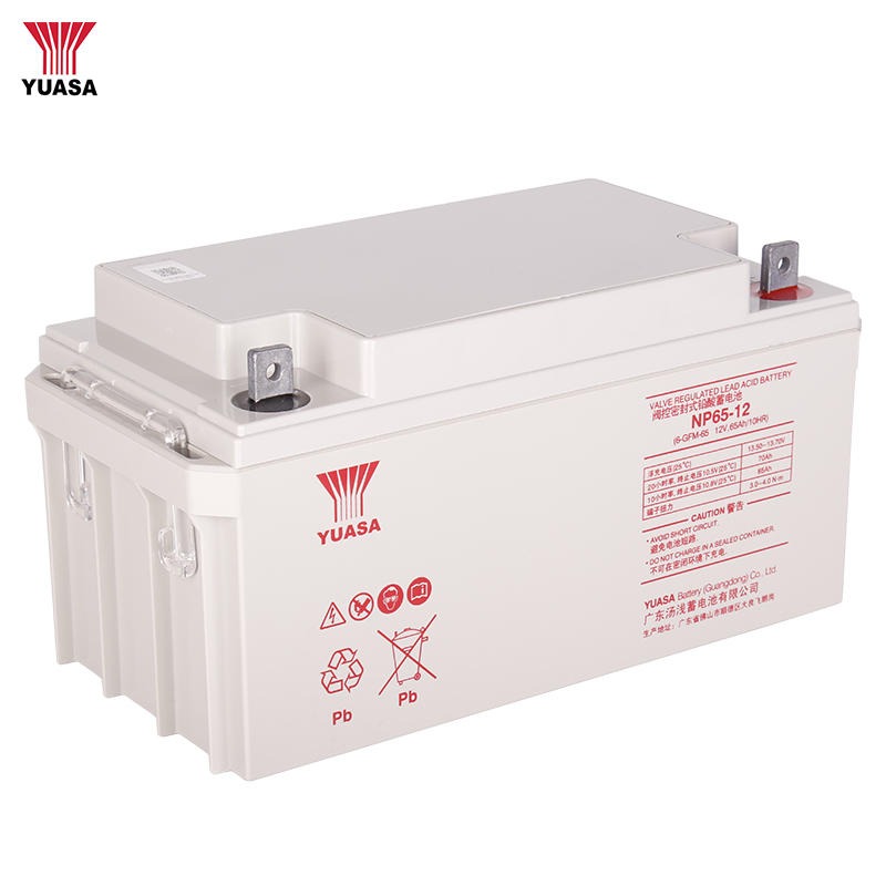 YUASA汤浅蓄电池NP65-12汤浅12V65Ah铅酸免维护电池UPS/EPS专用
