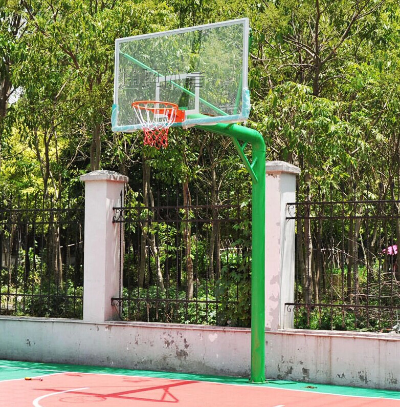 篮球架 成人 户外 地埋式 固定式 篮球架 标准 现货 厂家 家用示例图3