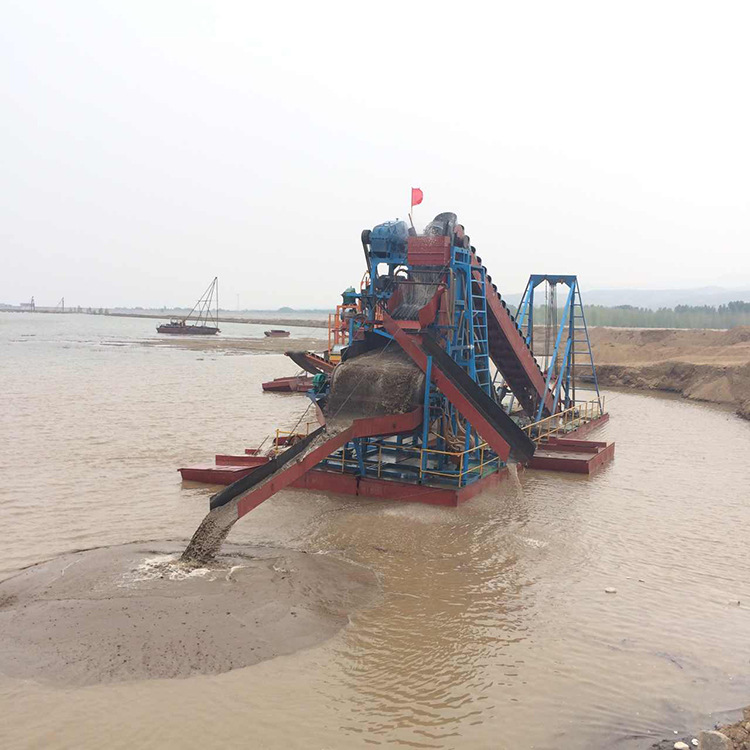 青州挖沙船 小型河道抽沙船 抽沙选铁船 挖沙选铁船 铁沙船示例图5