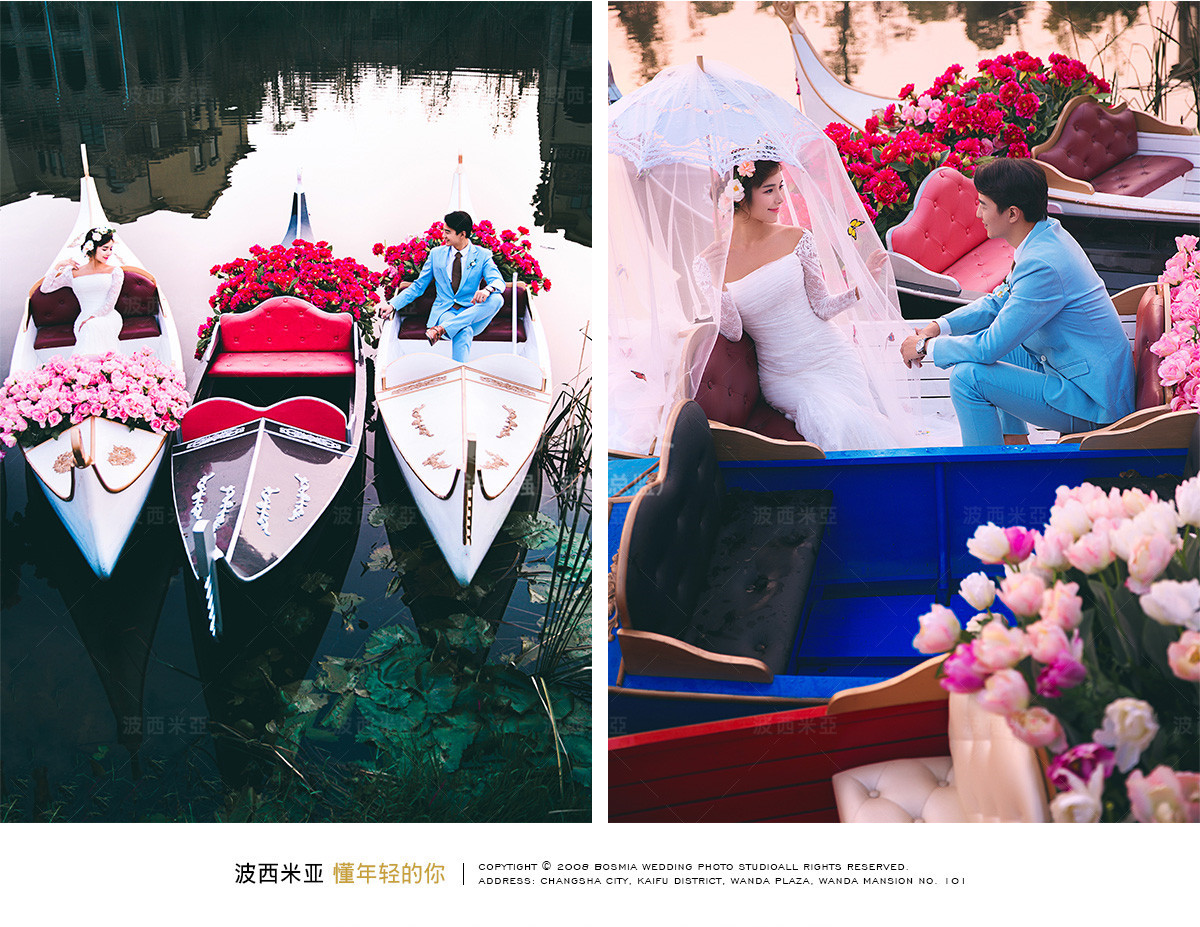 苏航厂家定制豪华贡多拉手划船欧式观光游船婚纱摄影装饰木船示例图4