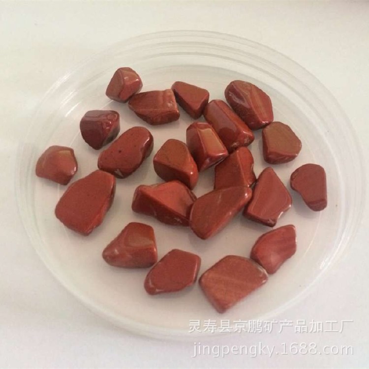 天然红水晶 南红玛瑙原石 火焰红 水晶碎石 摆件饰品装潢用示例图3