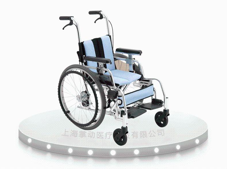 MIKI三贵儿童轮椅车MUT-1ER 轻便折叠 航太铝合金车架 为儿童设计示例图7