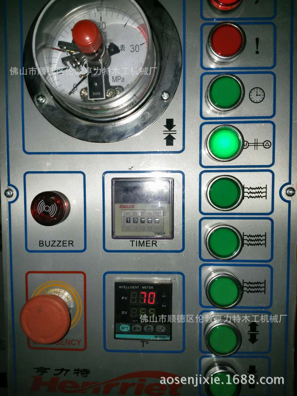 佛山亨力特专业生产批发空调发泡板6层4500*1350液压式非标层压机示例图6