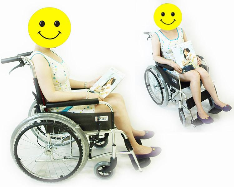 批发MiKi三贵轮椅MPT-40(ER) 轻便折叠 时尚老人残疾人代步车示例图11