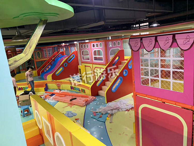 厂家直销淘气堡儿童乐园 室内小型游乐场 糖果主题大型商场滑梯示例图19