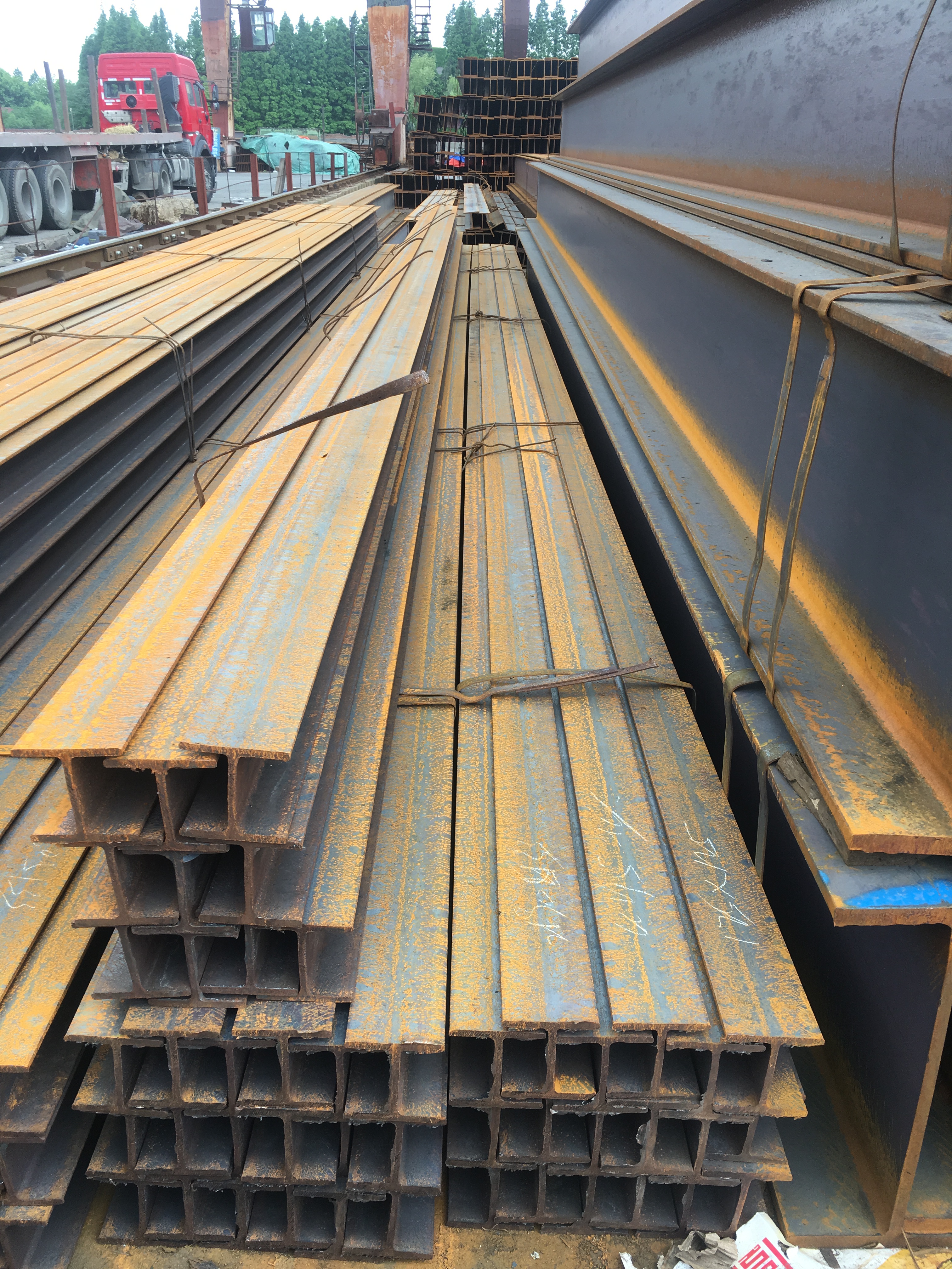 上海Q235B 大跨度钢桥构件 低合金H型钢现货销售