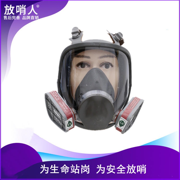 诺安NAMJ01防毒全面罩 防护面具 过滤式呼吸防护器 全面型呼吸防护器